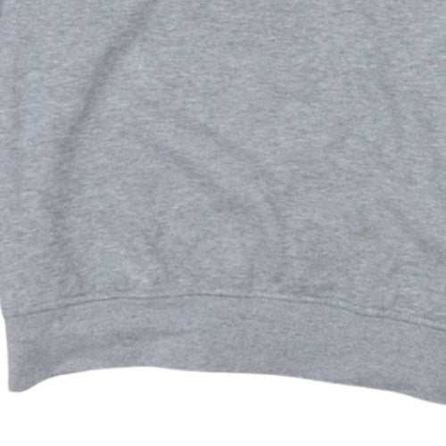 Kappa Mens Grey XL Logo Crew Neck Fleece Sweatshirt