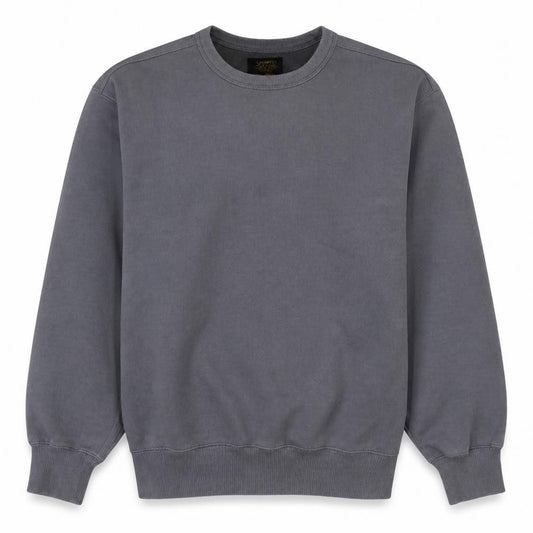 Front view of Carhartt Men Grey Sefton Sweatshirt M Crew Neck Cotton Blend