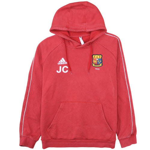 Adidas Men’s Red Pullover Hoodie Size L Sports Fleece