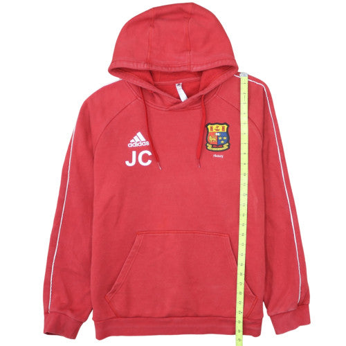 Adidas Men’s Red Pullover Hoodie Size L Sports Fleece