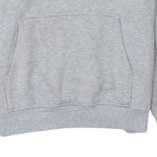 Lonsdale Men’s Grey Pullover Hoodie M Regular Fit Sports Style