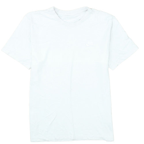 Nike Men’s White Cotton Crew Neck Short Sleeve T-Shirt Size M