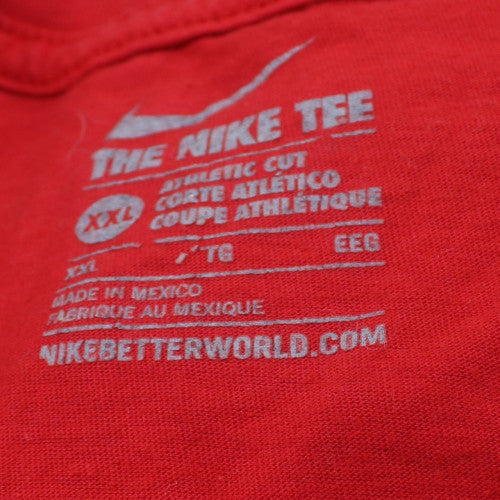 Nike Men's Red USA Soccer Graphic Athletic T-Shirt XXL