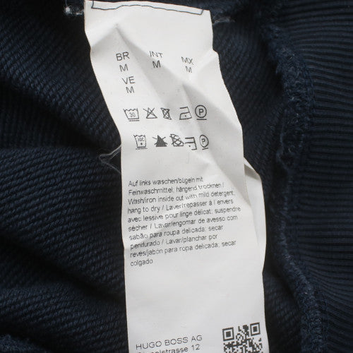 Hugo Boss Men's Blue Crew Neck Logo Sweatshirt Size M
