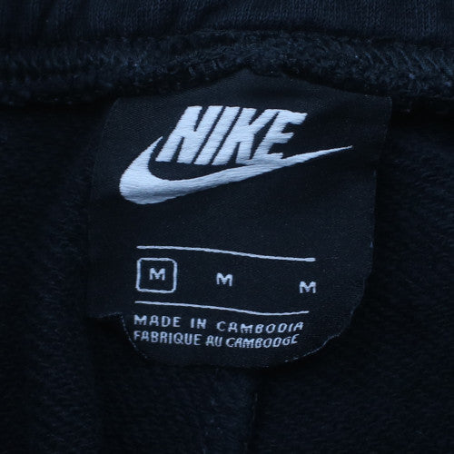 Nike Men's Black Jogger Trousers M Regular Fit Cotton Blend Activewear