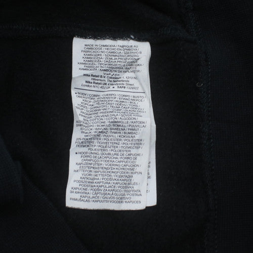 Nike Men's Black Pullover Hoodie Small Regular Fit Fleece