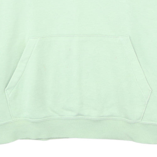 Nike Men's Green Pullover Hoodie L Logo Fleece Sweatshirt
