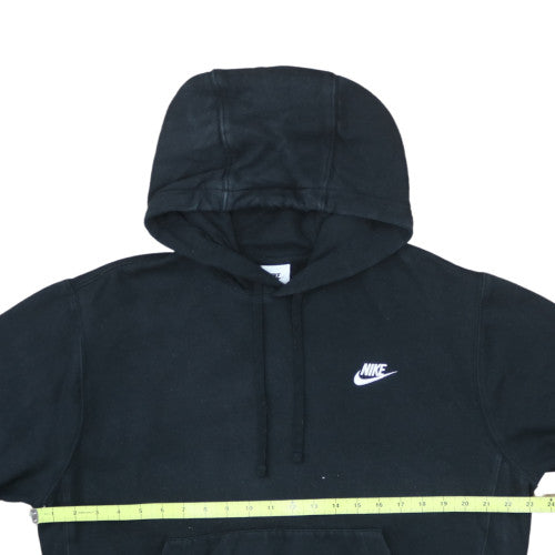 Nike Men's Black Pullover Hoodie Medium Fleece Cotton Sweatshirt