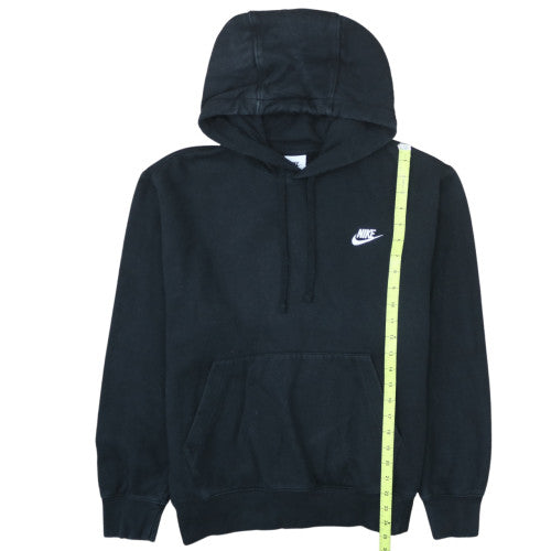 Nike Men's Black Pullover Hoodie Medium Fleece Cotton Sweatshirt