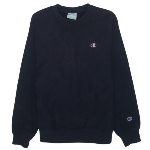 Champion Men's Black Reverse Weave Pullover Sweatshirt M