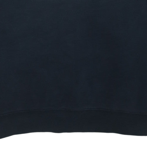 Adidas Men's Black L Crew Neck Pullover Sweatshirt Embroidered Logo