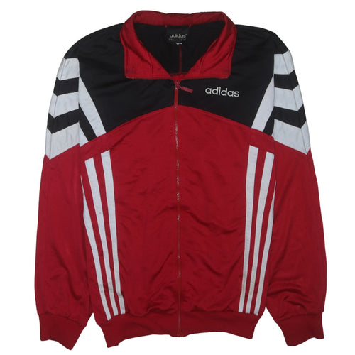 Adidas Men's Red Full Zip Sports Sweatshirt XL
