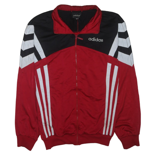 Adidas Men's Red Full Zip Sports Sweatshirt XL