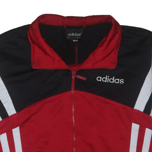 Adidas Men's Red Full Zip Sports Sweatshirt XL