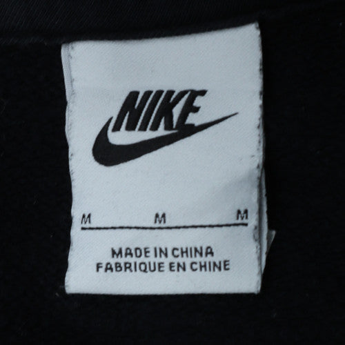 Nike Men's Black Pullover Hoodie M Regular Fit Sportswear