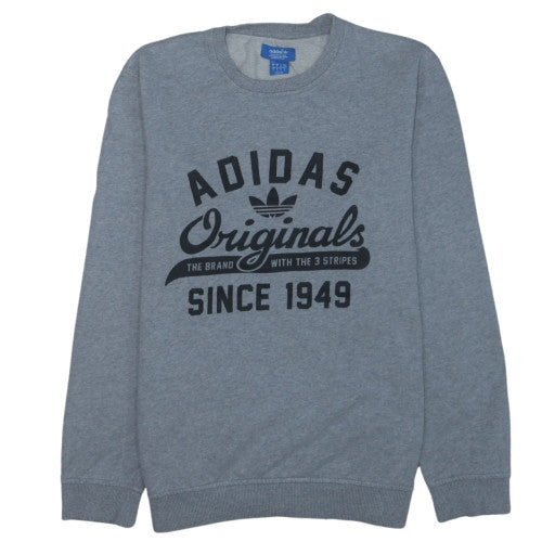 Adidas Originals Men’s Grey Pullover Sweatshirt Size S