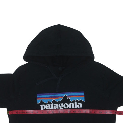 Patagonia Men’s Black Pullover Hoodie Regular Fit M Outdoor Fleece