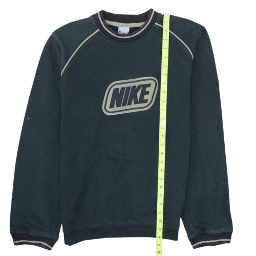 Nike Men's Black Pullover Sweatshirt S Vintage Crew Neck Logo