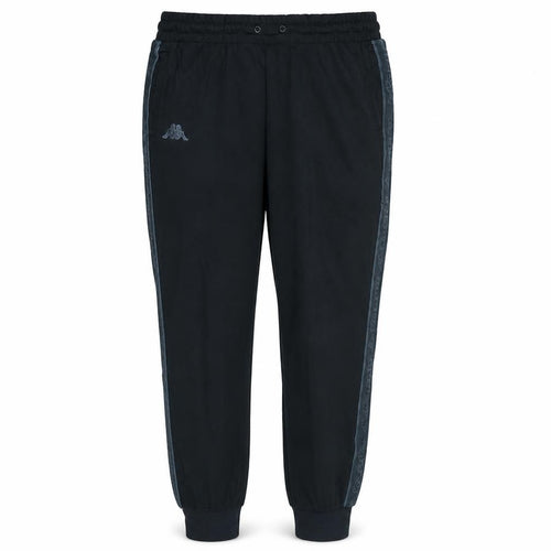 Kappa Men's Black XL Jogger Trousers with Side Stripe