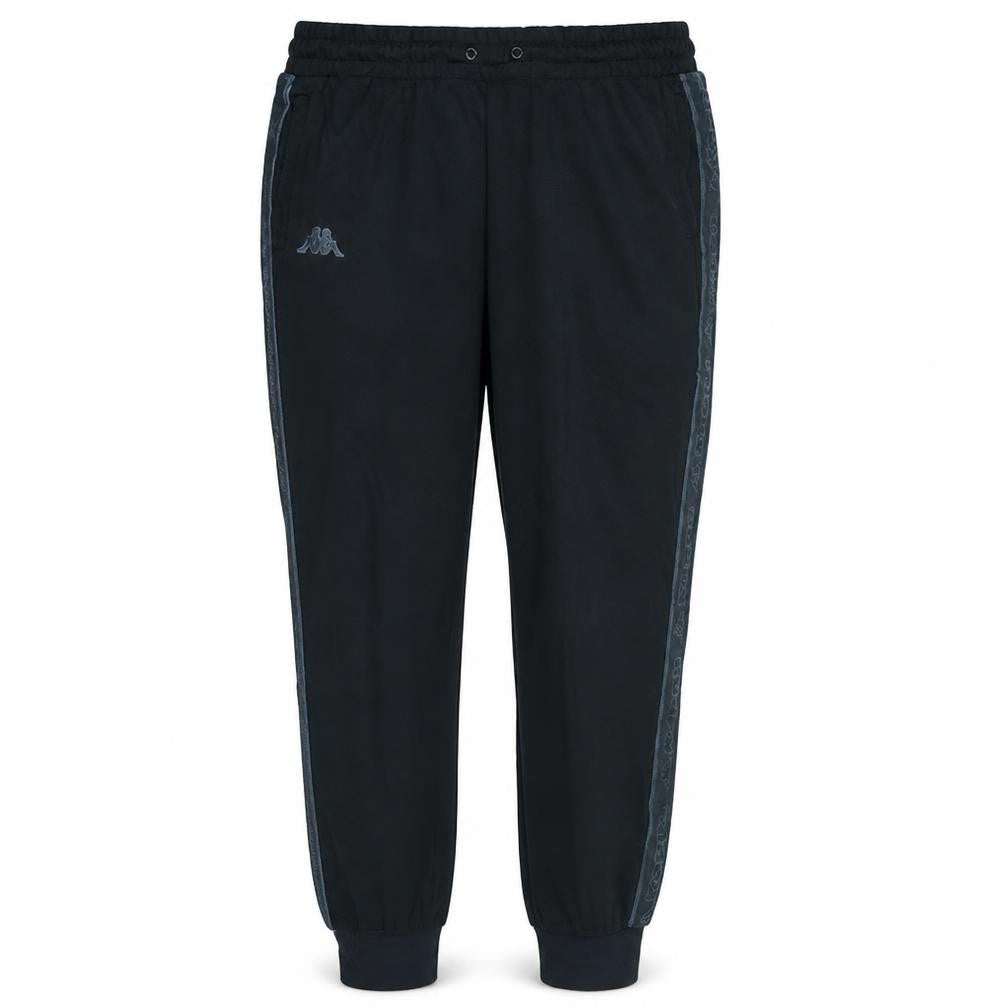 Kappa Men's Black XL Jogger Trousers with Side Stripe