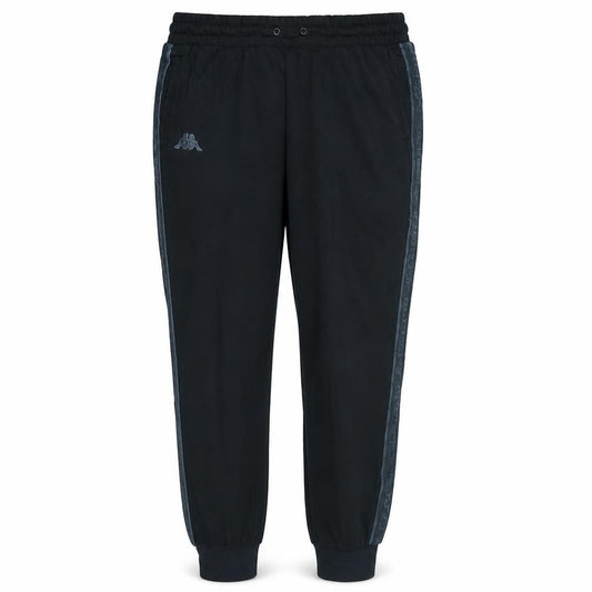 Kappa Men's Black XL Jogger Trousers with Side Stripe
