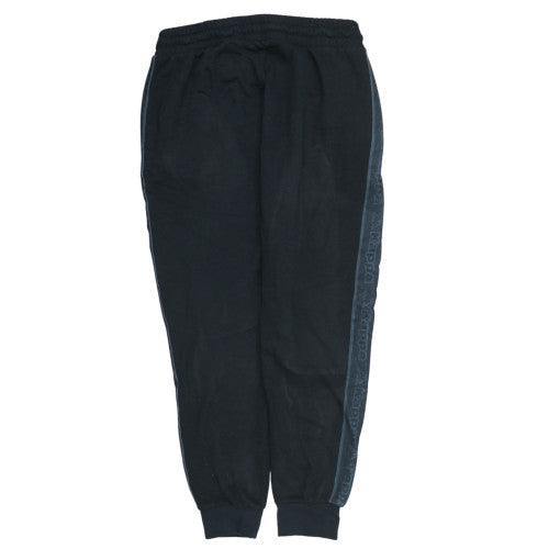 Kappa Men's Black XL Jogger Trousers with Side Stripe
