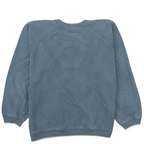 Puma Men’s Blue Pullover Sweatshirt Small Crew Neck Sports Fleece