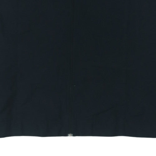 Nike Womens Black Full Zip Sweatshirt L 12-14 Polyester Sportswear