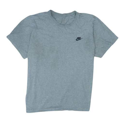 Nike Men's Grey Crew Neck Cotton Short Sleeve T-Shirt Size XS