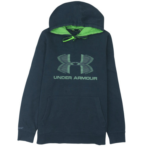 Under Armour Men's Blue Medium Pullover Hoodie with Logo