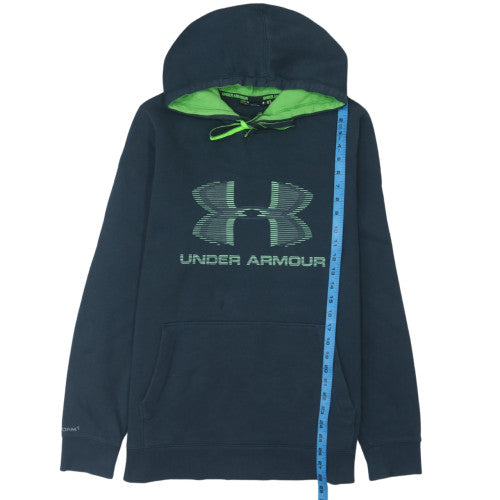 Under Armour Men's Blue Medium Pullover Hoodie with Logo