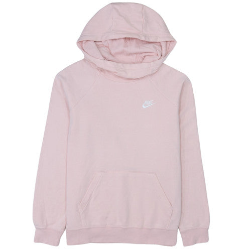Nike Womens Pink Pullover Hoodie Medium Cotton Blend Casual