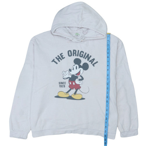 Kiabi Disney Womens White Mickey Mouse Pullover Hoodie XL