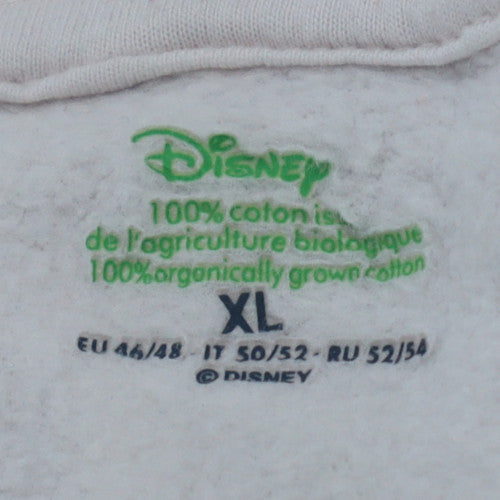 Kiabi Disney Womens White Mickey Mouse Pullover Hoodie XL