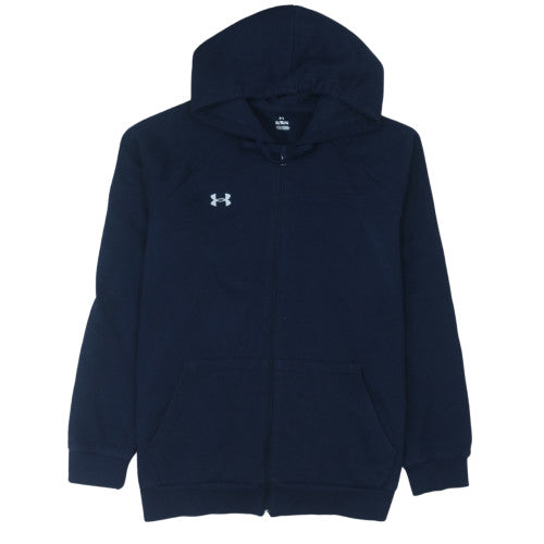 Under Armour Men's Blue XL Full Zip Hoodie Lightweight Fleece