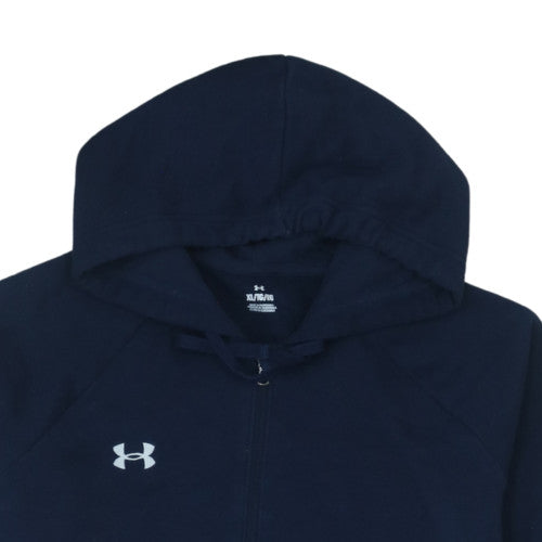 Under Armour Men's Blue XL Full Zip Hoodie Lightweight Fleece