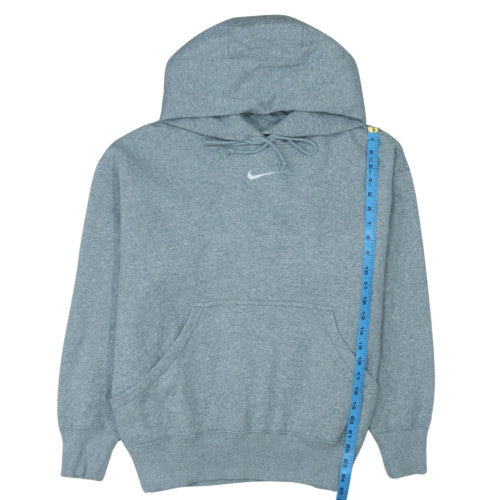 Nike Men's Grey Pullover Hoodie Small Fleece Logo Sweatshirt