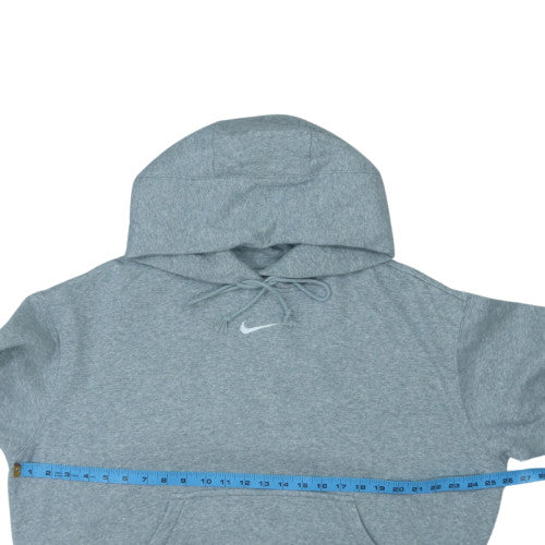 Nike Men's Grey Pullover Hoodie Small Fleece Logo Sweatshirt