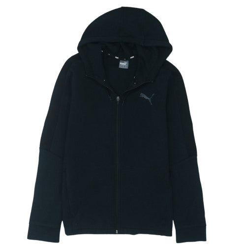 Puma Men's Black Full Zip Hoodie Size L Fleece Sportswear