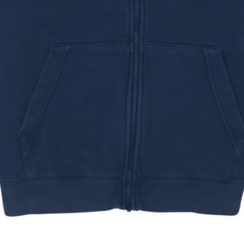 Nike Men's Blue Full Zip Hoodie L Fleece Sweatshirt
