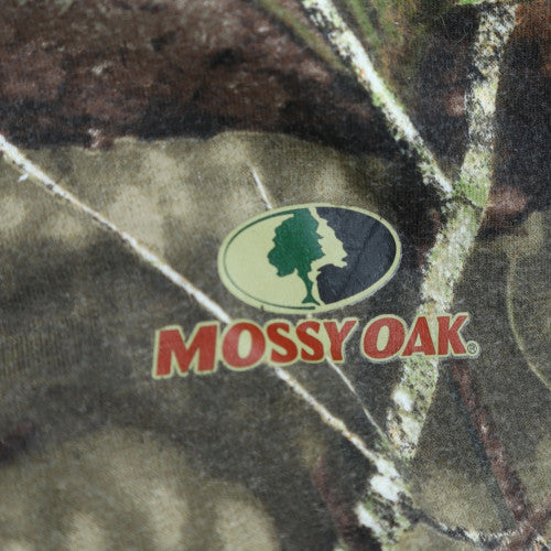Mossy Oak Men's Green Camouflage Short Sleeve Cotton T-Shirt XL