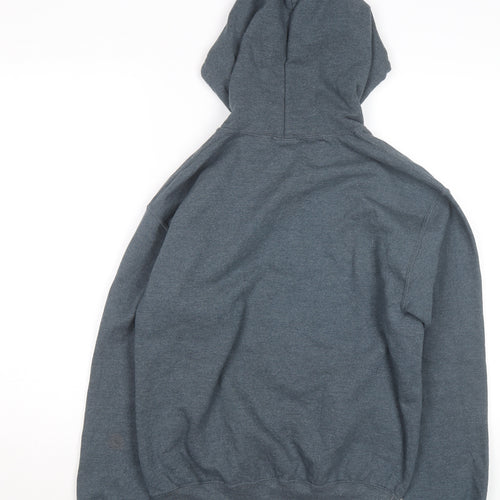 The Alamo Men’s Grey Pullover Hoodie S Graphic Fleece Sweatshirt