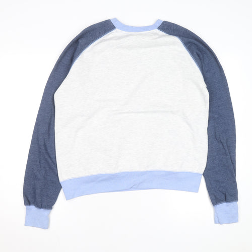 MV Sport Men's Blue Volkswagen Embroidered Pullover Sweatshirt L