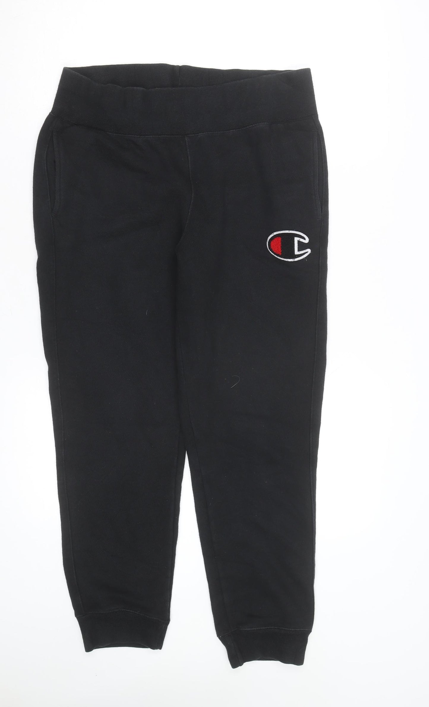 Champion Men Black Reverse Weave Jogger Sweatpants Size L