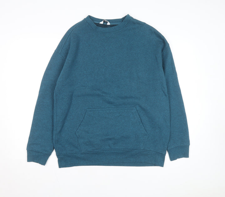 Danskin Mens Blue XL Pullover Fleece Sweatshirt