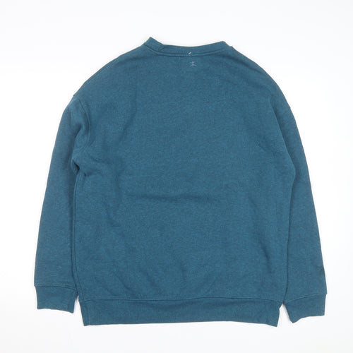 Danskin Mens Blue XL Pullover Fleece Sweatshirt