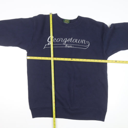 Home Team Advantage Men's Blue Georgetown Hoyas Pullover Sweatshirt L
