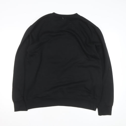 NBA Men's Black Toronto Raptors Logo Pullover Sweatshirt Size L