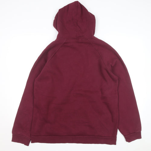 NaS Men's Red Paris France Pullover Hoodie 2XL Embroidered Graphic
