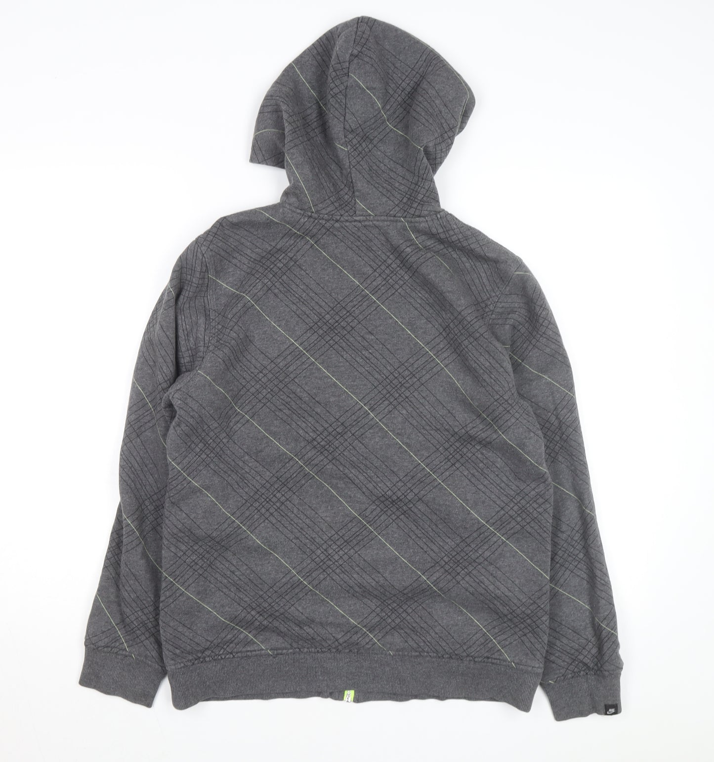 Nike Teens Grey Full Zip Hoodie XL Logo Sportswear